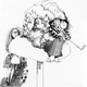 Illustration for article titled Ralph Steadmans artwork for emAlice in Wonderland/em takes you to Gonzoland